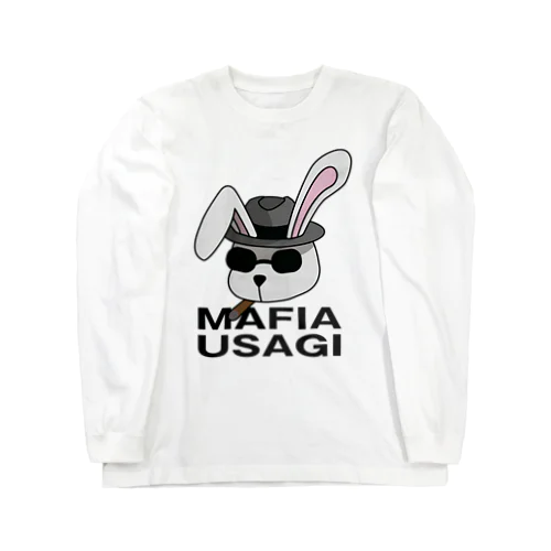 MAFIA USAGI (文字入り) Long Sleeve T-Shirt