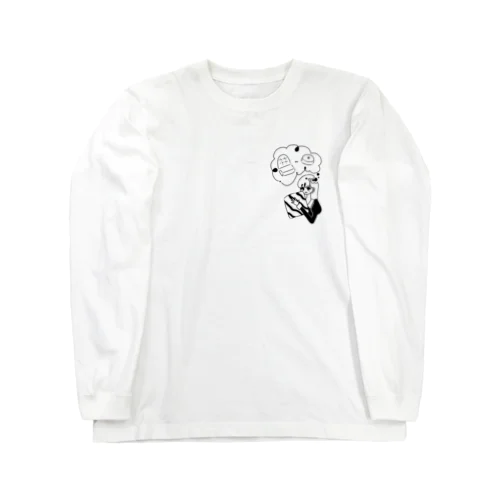 座椅子かクッションか…。 Long Sleeve T-Shirt