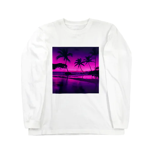 夕暮れのロマンチックハワイ Long Sleeve T-Shirt