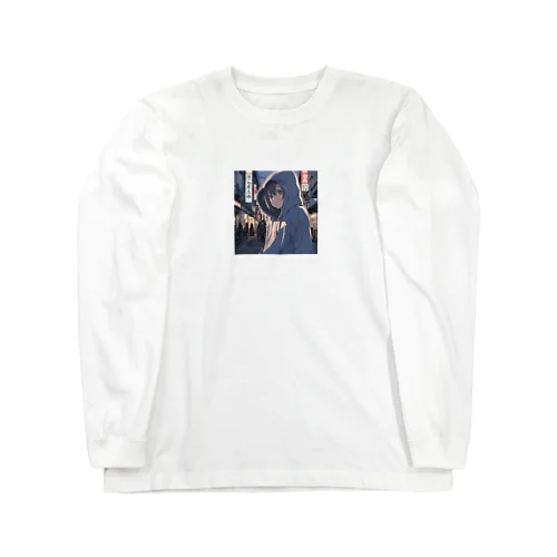 パーカーフードの少女　池袋編2 Long Sleeve T-Shirt