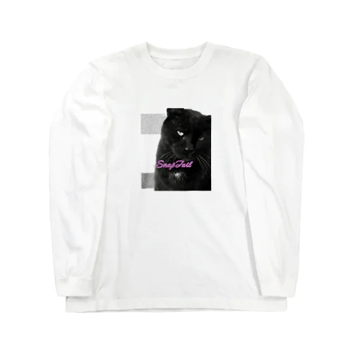 デカい黒猫どんちゃん Long Sleeve T-Shirt