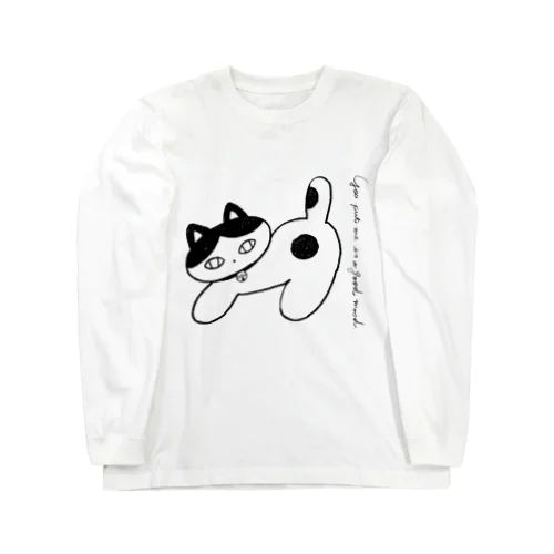 ねこねこハチワレ ロングスリーブTシャツ