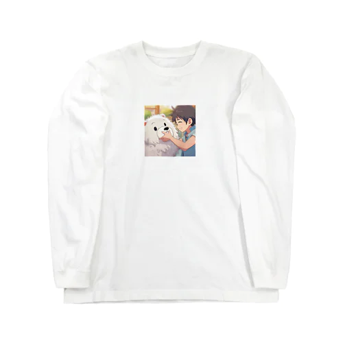 もふもふワンちゃん Long Sleeve T-Shirt