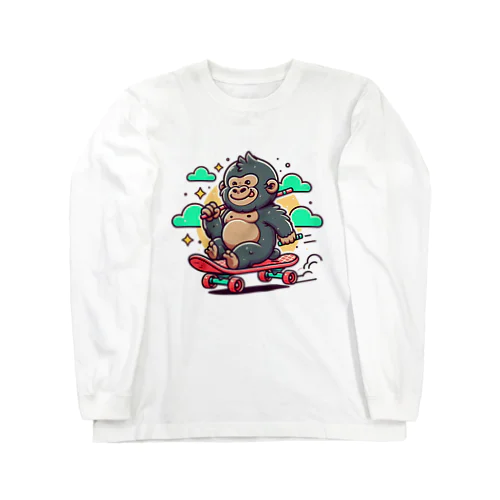 ゴリくんスケーター Long Sleeve T-Shirt