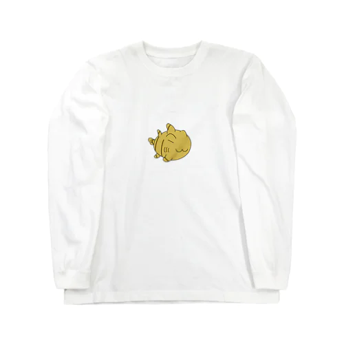 ビビリペンギンのネコザメ君 Long Sleeve T-Shirt