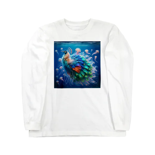 融合クラゲ　クジャゲ2 ロングスリーブTシャツ