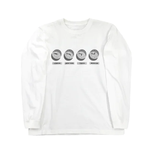 世界時計 Long Sleeve T-Shirt