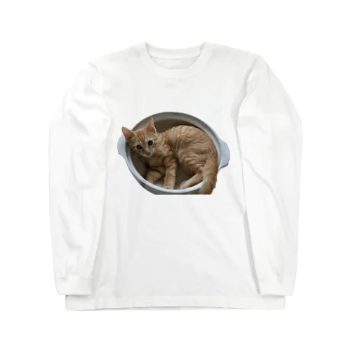 ねこ鍋 Long Sleeve T-Shirt