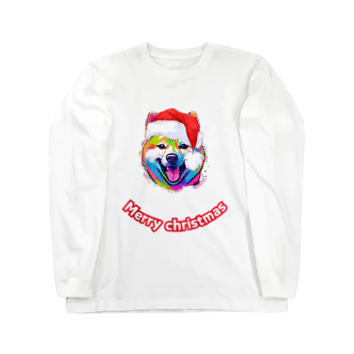 柴犬　メリークリスマス Long Sleeve T-Shirt