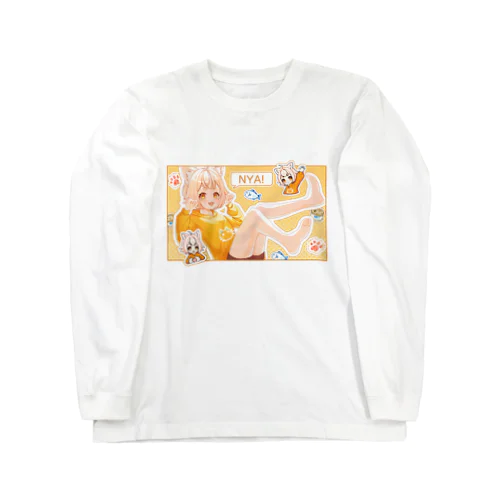 猫型AIVtuberのお洋服 Long Sleeve T-Shirt