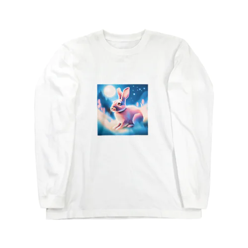 神秘的なうさぎ Long Sleeve T-Shirt