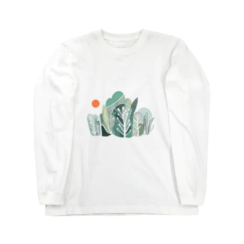 Forest 針葉樹の森 Long Sleeve T-Shirt