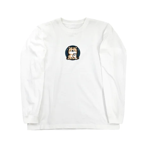 ほっこりタイガーファミリー Long Sleeve T-Shirt