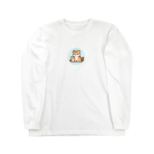 ほっこりタイガーファミリー Long Sleeve T-Shirt