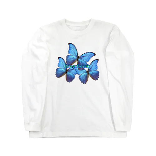 Blue:Bomb🦋 ロングスリーブTシャツ