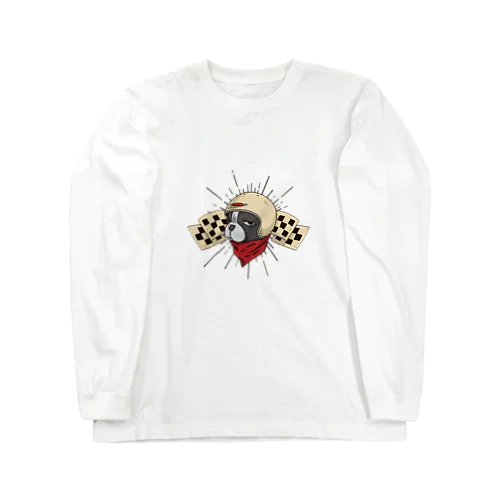 Cafe racer dog Long Sleeve T-Shirt