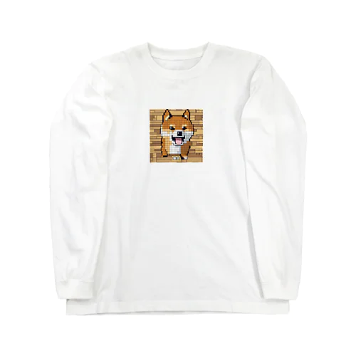 豆しばドット Long Sleeve T-Shirt