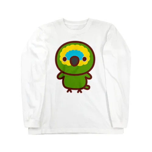 アオボウシインコ Long Sleeve T-Shirt