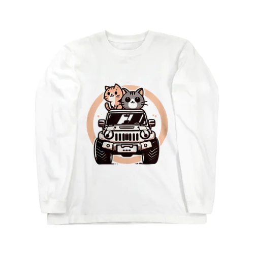 猫×アウトドア４ ロングスリーブTシャツ