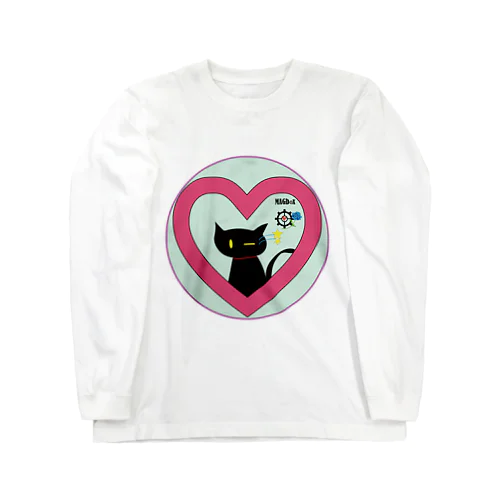 magboxシリーズ　～ウィンク黒猫～ Long Sleeve T-Shirt