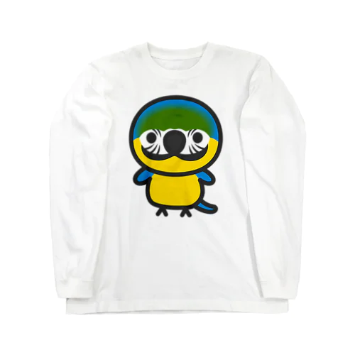 ルリコンゴウインコ ロングスリーブTシャツ