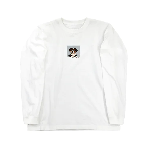 飛び出すワンちゃん Long Sleeve T-Shirt