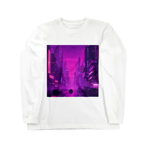 purple Long Sleeve T-Shirt