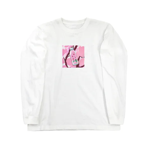 水筒の中の桜 Long Sleeve T-Shirt