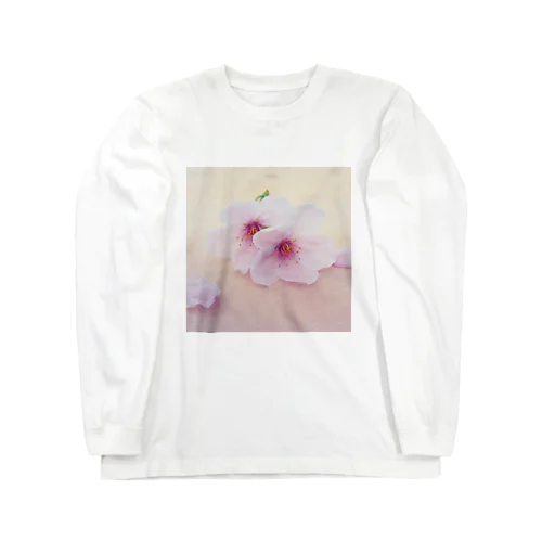 桜(ピンク) ロングスリーブTシャツ