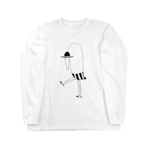 「スリッパさん」 Long Sleeve T-Shirt