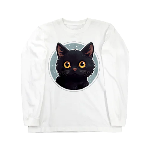 黒猫ちも・アニメバージョン Long Sleeve T-Shirt