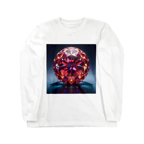 赤い水晶 Long Sleeve T-Shirt