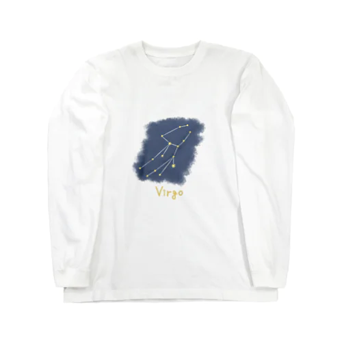 光る夜空の星座・乙女座 Long Sleeve T-Shirt