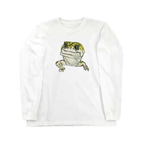 ヒョウモントカゲモドキ（かなへびくん） Long Sleeve T-Shirt