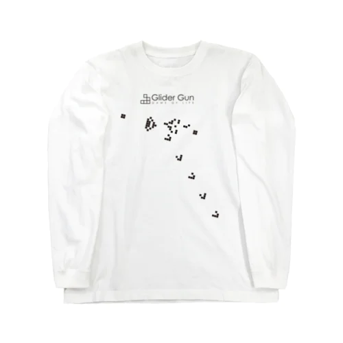 ライフゲーム「グライダー銃」：コンピュータ：システムエンジニア：プログラム：プログラマ Long Sleeve T-Shirt