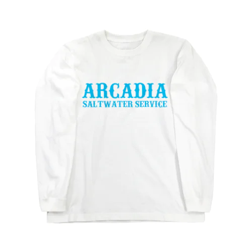 ARCADIA SALTWATER SERVICE BLUE ロングスリーブTシャツ