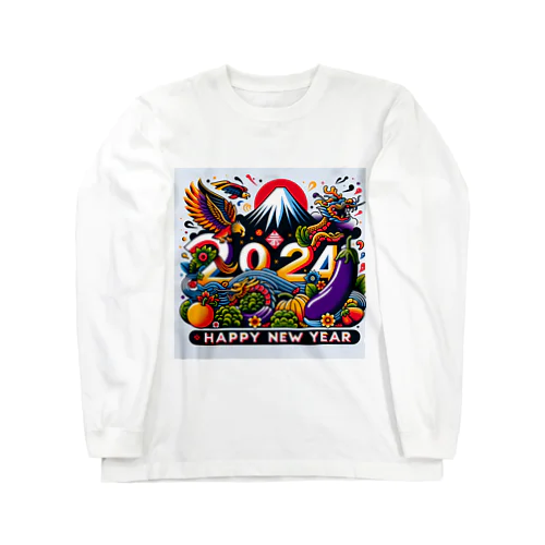 2024年　ハッピーニューイヤー Long Sleeve T-Shirt