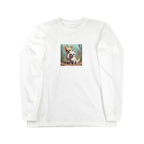 ふたチワわ Long Sleeve T-Shirt
