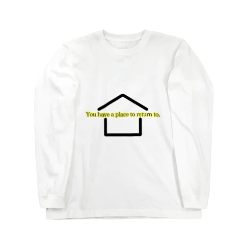 ハウスとレター Long Sleeve T-Shirt