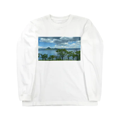 洞爺湖 湖畔 Long Sleeve T-Shirt