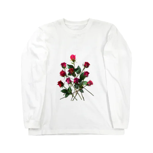 Redpink 10 Roses ロングスリーブTシャツ