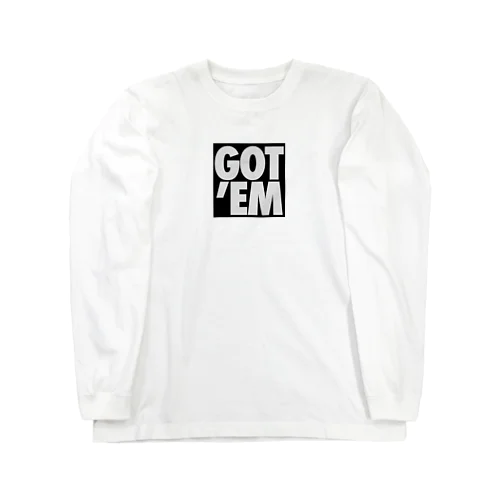 GOT' EM BLACK BOX LOGO Long Sleeve T-Shirt