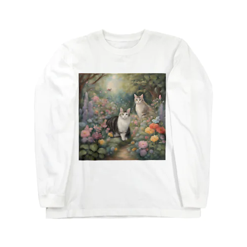 猫の楽園 Long Sleeve T-Shirt