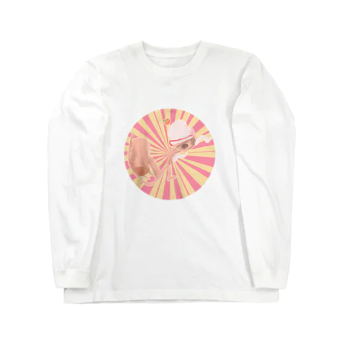 ﾏﾙﾏﾙかがみびらき Long Sleeve T-Shirt