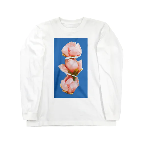 押しつけたバラ Long Sleeve T-Shirt