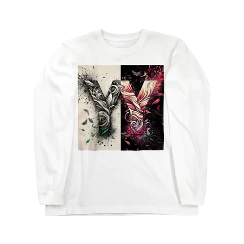 YA'sデザイン『Y Y』 Long Sleeve T-Shirt