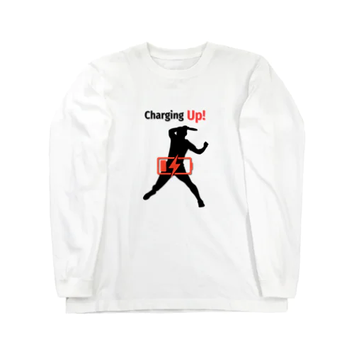 Charging Up　卓球 Long Sleeve T-Shirt