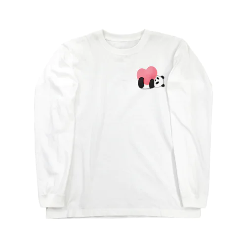 大きな愛を受け止めて(ワンポイント) Long Sleeve T-Shirt