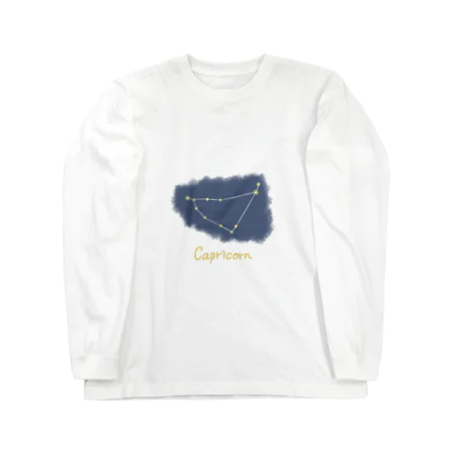 光る夜空の星座・山羊座 Long Sleeve T-Shirt