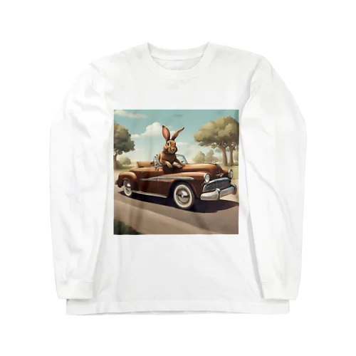 アメ車うさぎ Long Sleeve T-Shirt